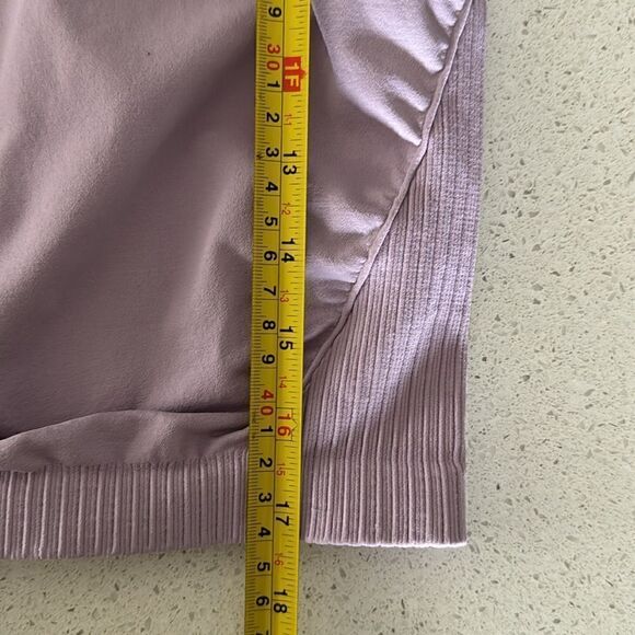 NWOT Free People Good Karma High Neck Layer Lavender XS/S Thumb Insert Active - Picture 6 of 7